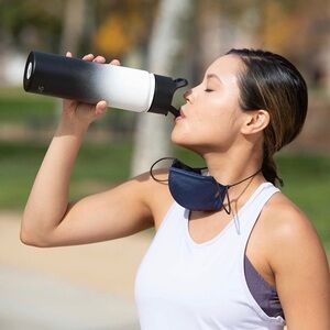 Copper‎ fit never lost face mask Gray